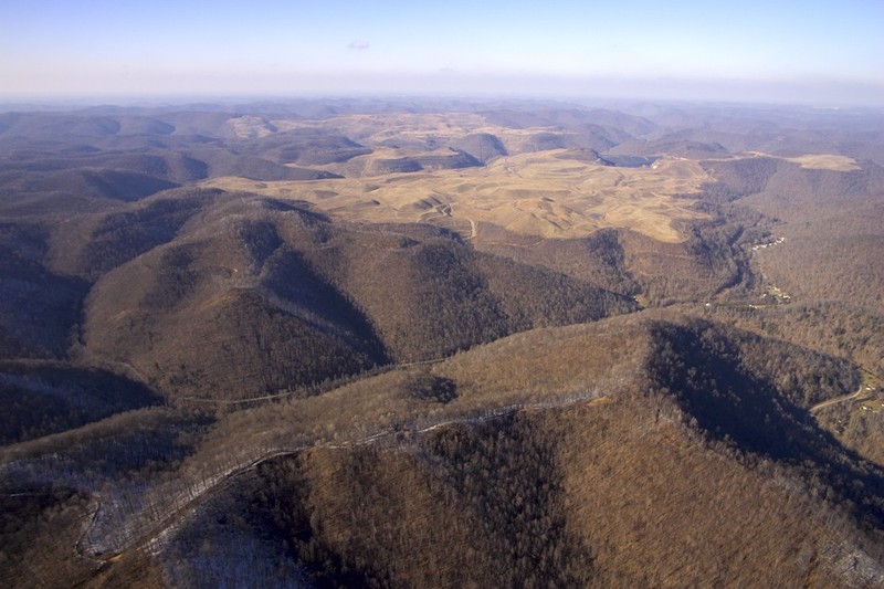 Mountaintop removal mining.