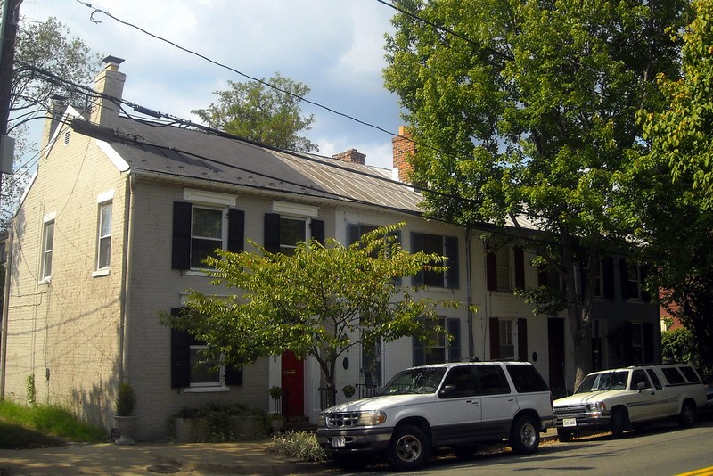 The Moses Hepburn Row Houses street view.