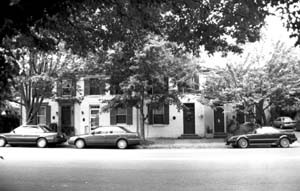 The Moses Hepburn Row Houses were built in 1850 right after Moses Hepburn purchased the land.