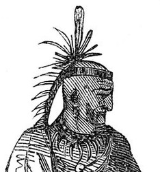 Artist's rendition of Chief Cornstalk 