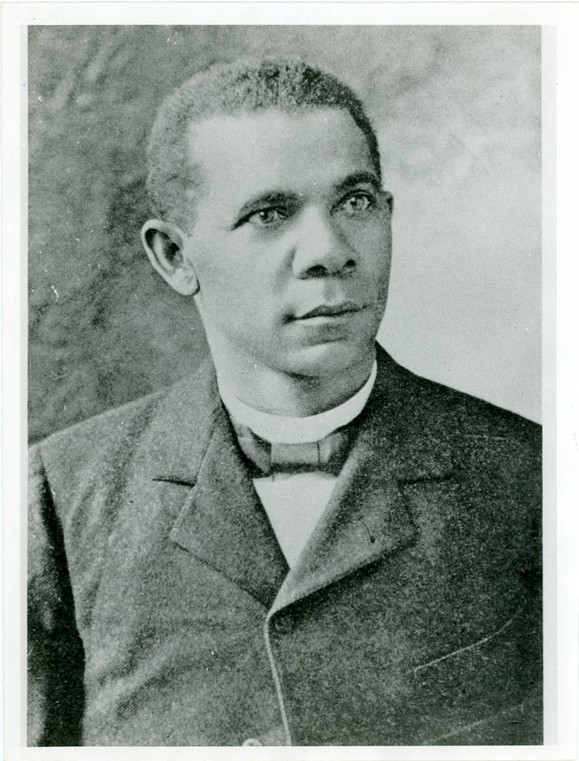 Washington spent his childhood as a slave at the Burroughs Plantation. These experiences shaped his dedication to Black enfranchisement for the rest of his life. 