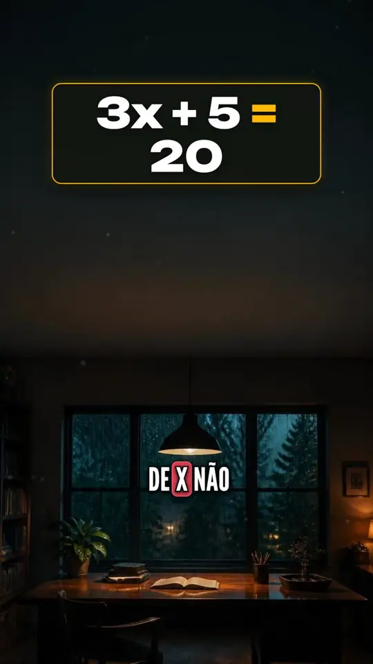 Resolver 3x + 5 = 20