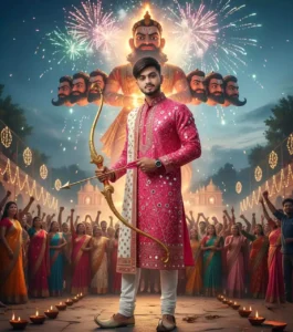 Google Gemini Dussehra Ai Photo Editing Prompts just copy and paste  - AI Generated Image