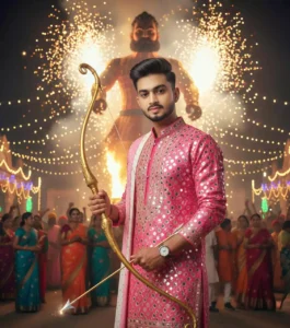 dussehra prompt for boys copy and paste chatgpt - AI Generated Image