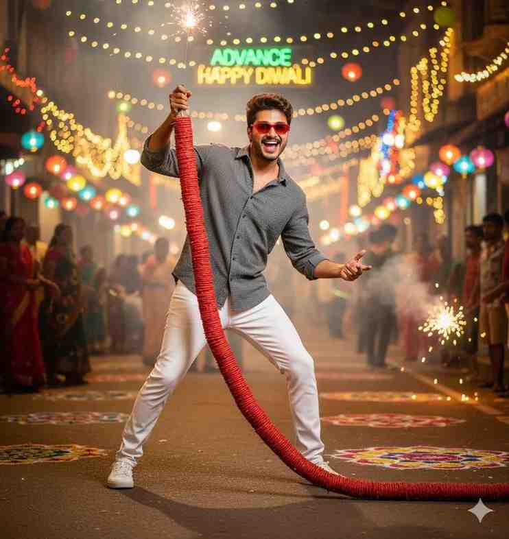 Happy diwali in advance for boys just copy paste - AI Generated Image