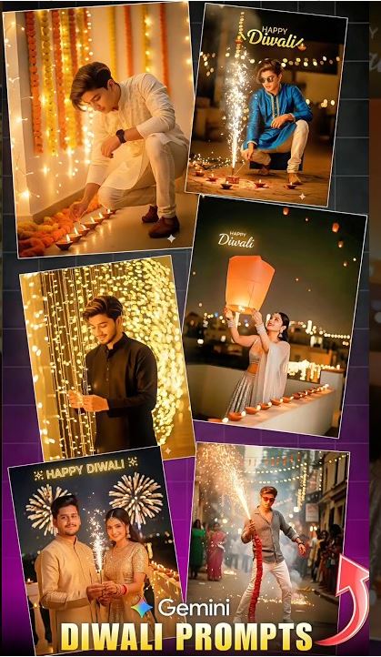 Google gemini happy diwali prompts latest - AI Generated Image