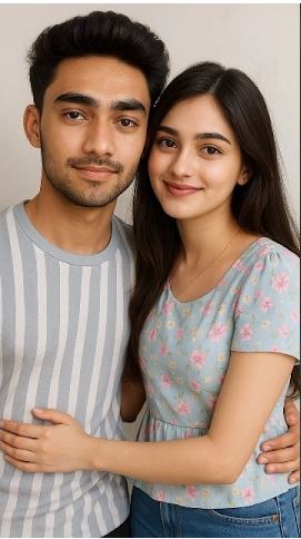 viral couple chatgpt prompt one click photo editing - AI Generated Image