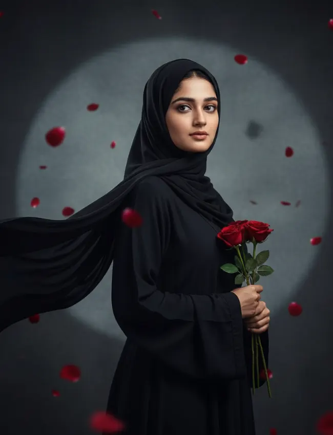 Instagram dp prompt for hijab girl - AI Generated Image