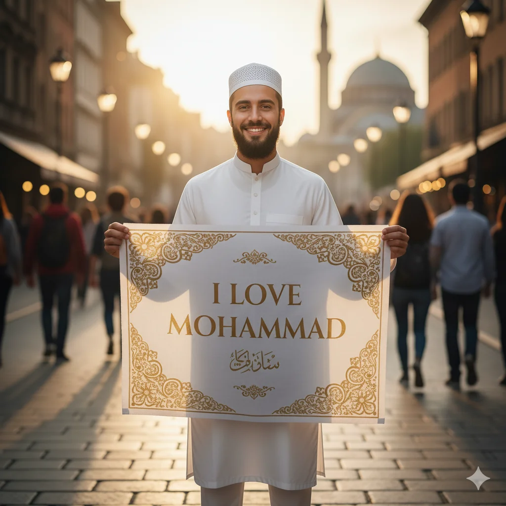 i love muhammad prompt seen - AI Generated Image
