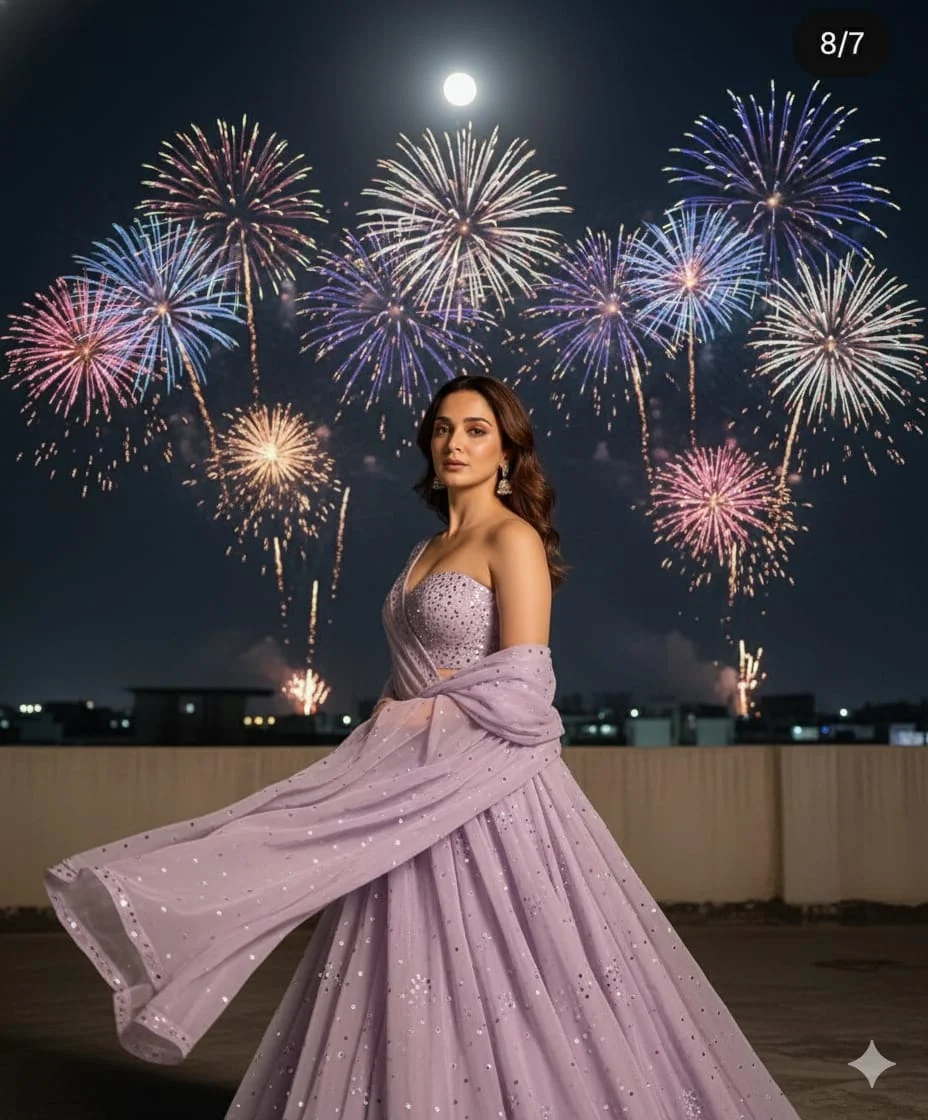 prompt seen dewali for girls  - AI Generated Image