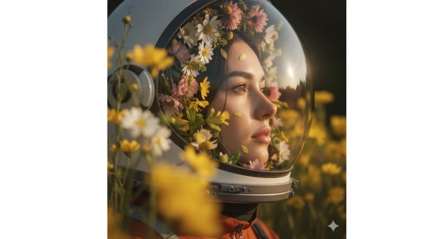 Sci-fi gemini ai photo editing prompt - AI Generated Image