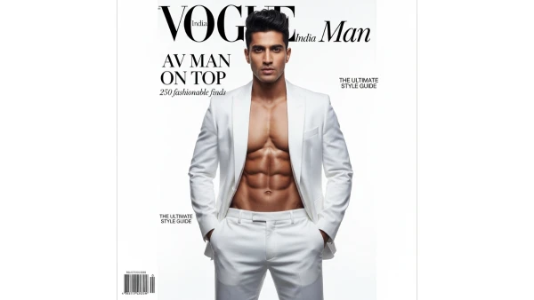 Magazine style editing prompt - AI Generated Image