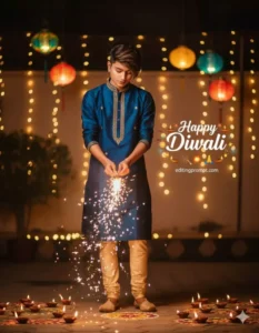 prompt seen instagram trending diwali prompt for boys  - AI Generated Image