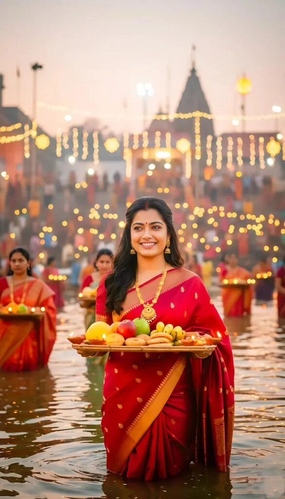 chhath puja prompt for girls - AI Generated Image