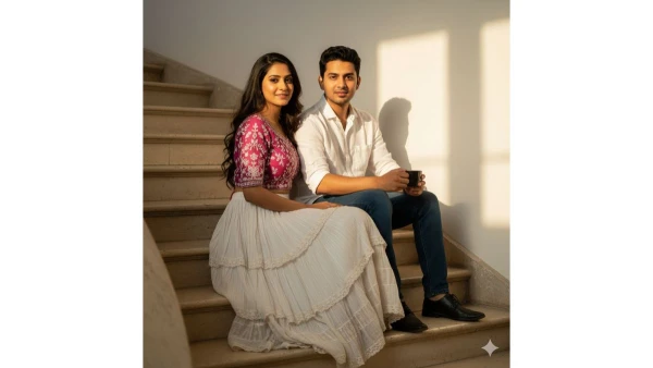 Gemini prompt for couples full portrait - AI Generated Image