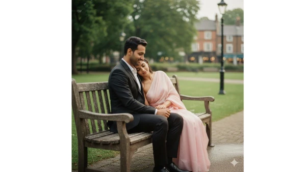 Cinematic portrait for couple copy paste prompt - AI Generated Image