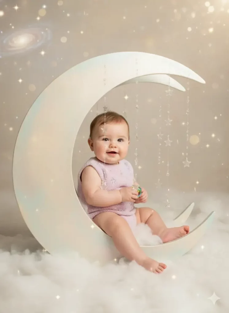 Gemini trending photo editing prompt baby girl - AI Generated Image