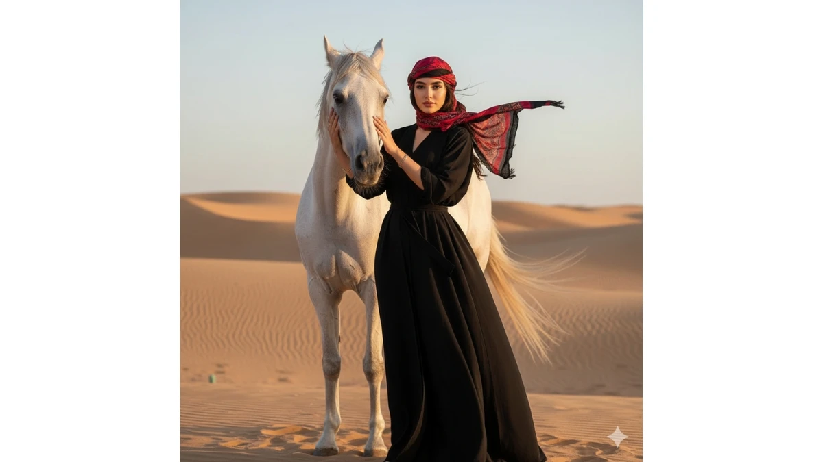 copy paste prompt to create a photo editing like in DUBAI dessert  - AI Generated Image