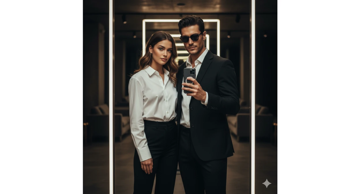 Girl friend photo editing copy paste to create  - AI Generated Image