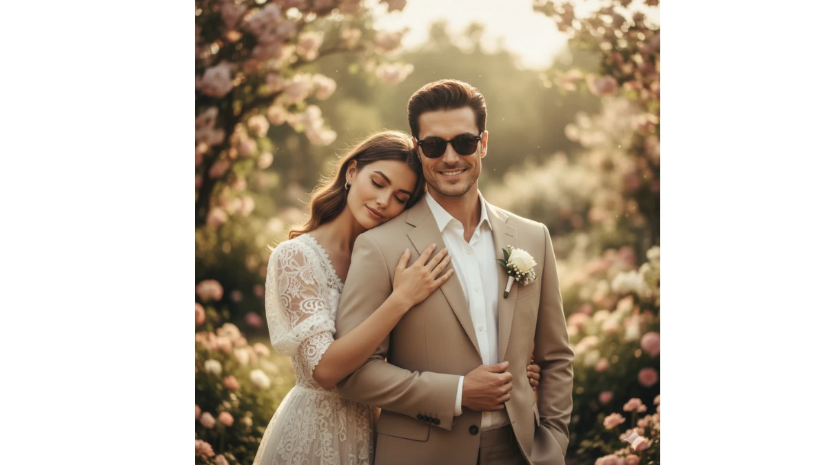 ultra realistic photo editing prompt to create couple photo - AI Generated Image