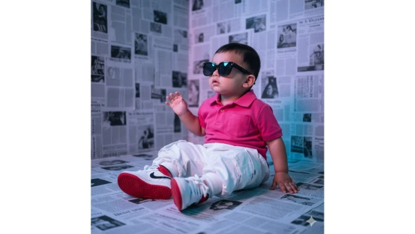 Google gemini ai photo editing prompt for baby boy - AI Generated Image