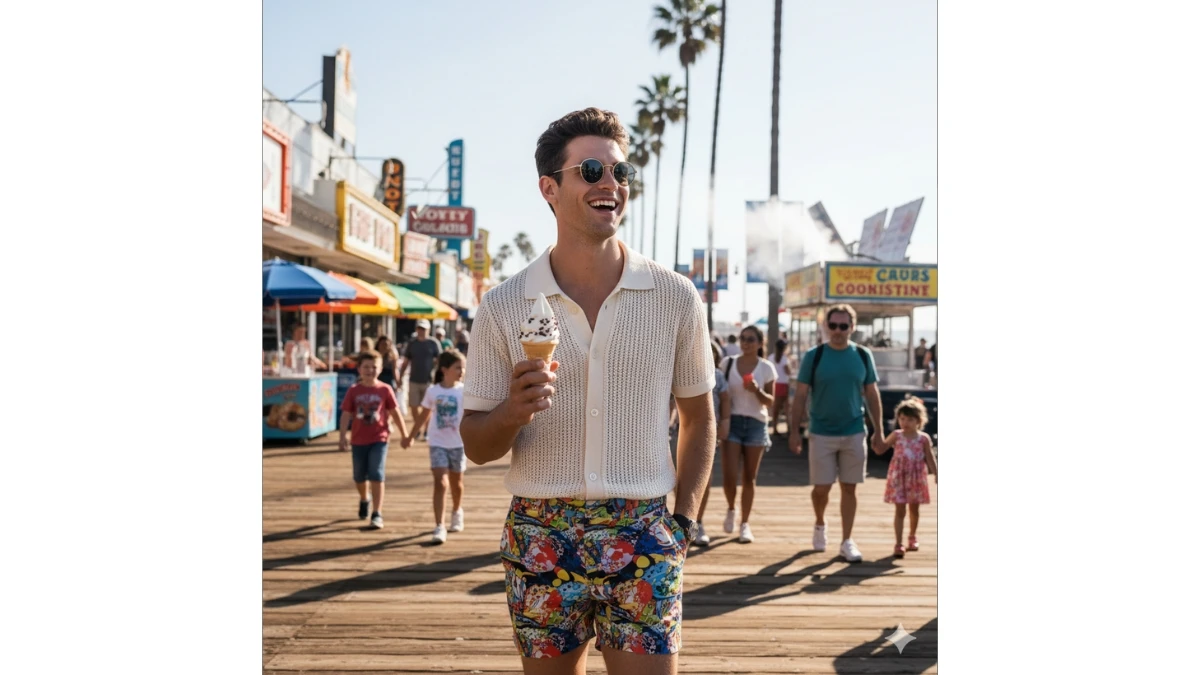 Photo editing prompt for Enjoying holidays boys  - AI Generated Image