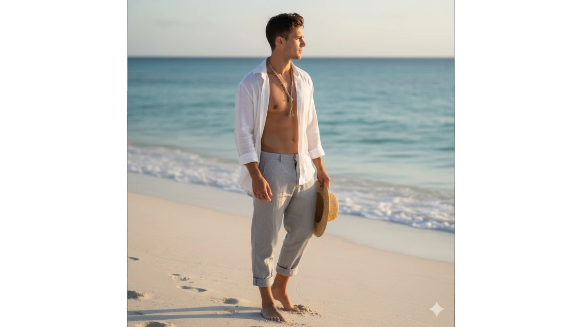 Prompt to Create a viral hyper realistic photo on beach  - AI Generated Image