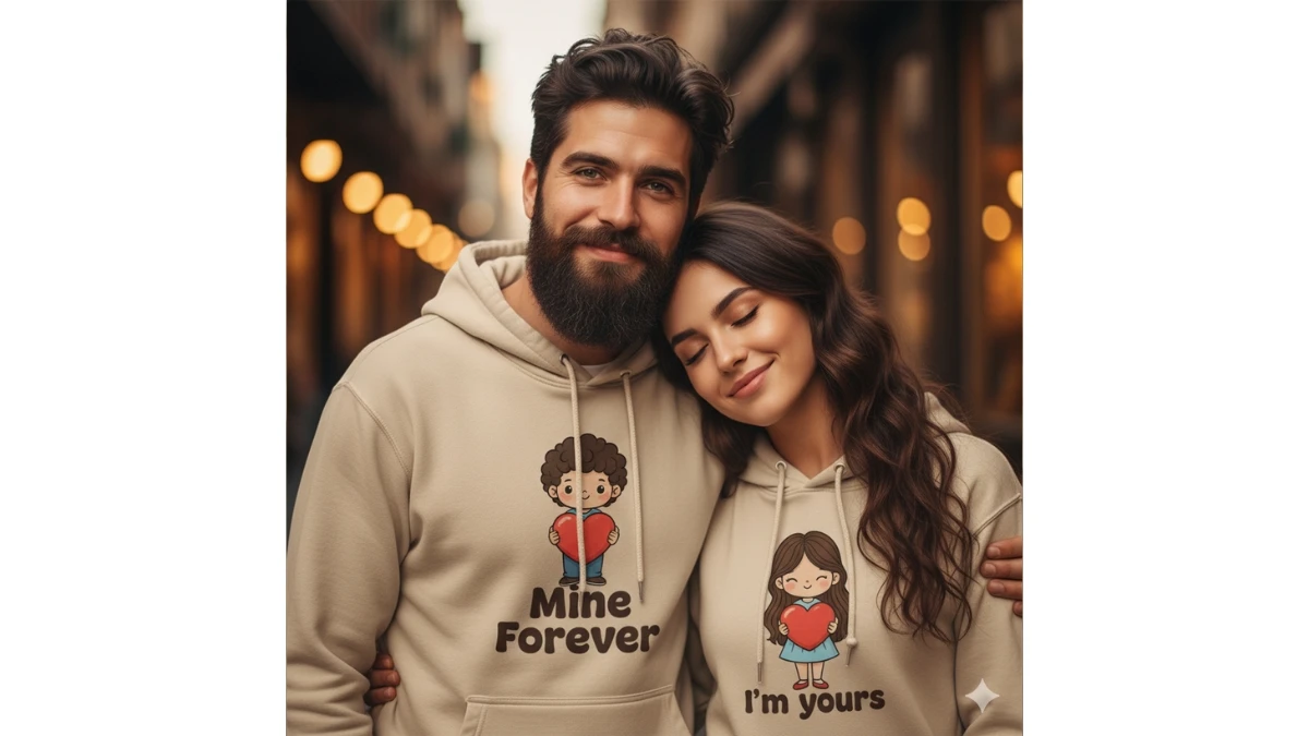 Cute Couple AI Photo Editing Prompt Copy Paste  - AI Generated Image