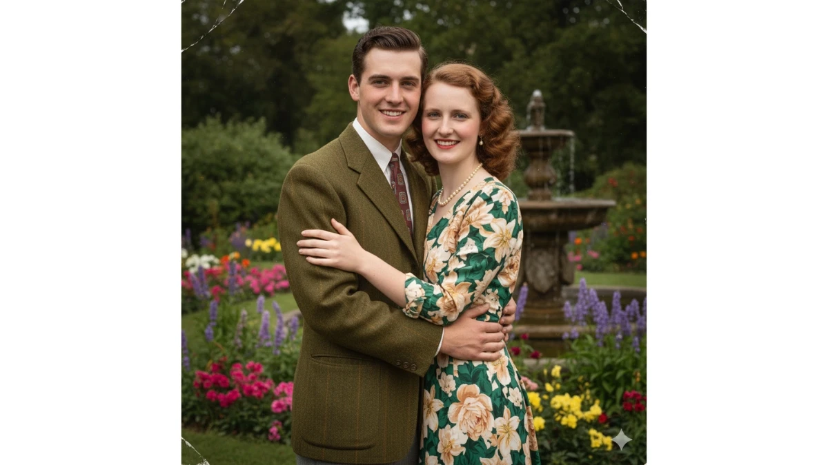 Restore old photo by copy paste prompt - AI Generated Image