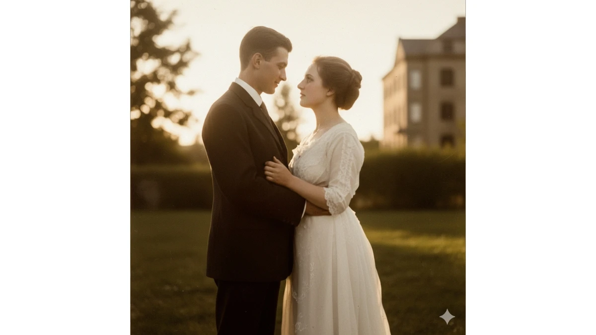 Restore black and white photo in a single prompt - AI Generated Image