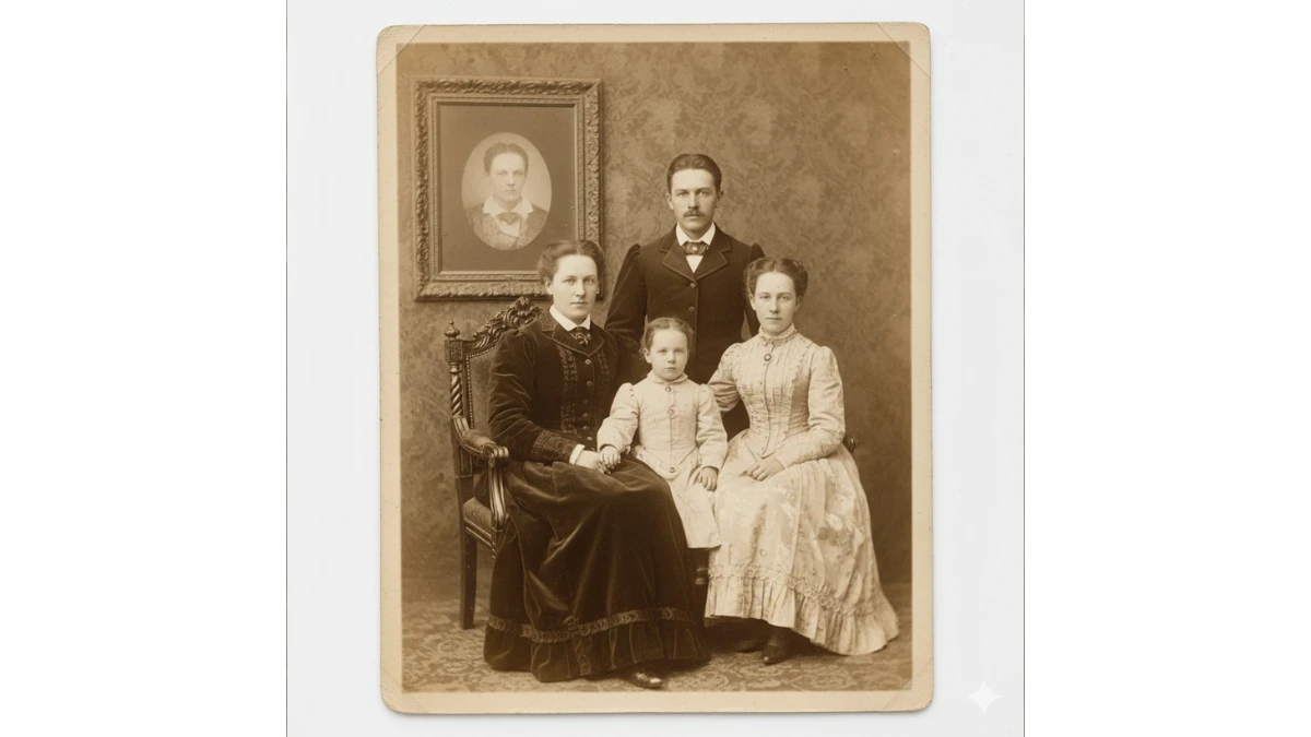 Restore old photo by this prompt - AI Generated Image