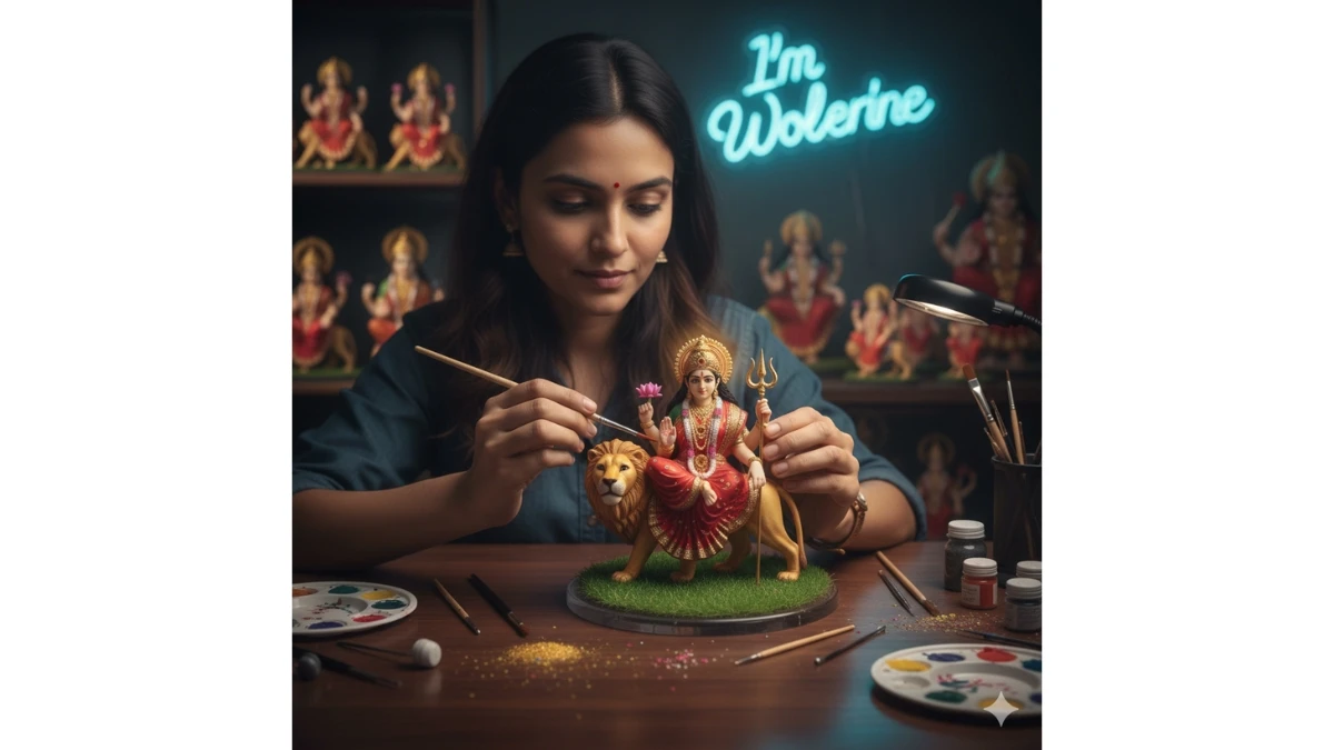 Google Gemini AI Photo Editing Prompt to Create Hyper-Realistic Figurine Portraits - AI Generated Image