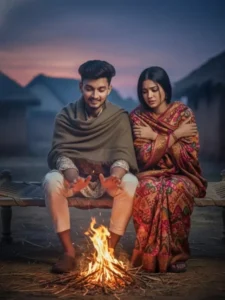 Winter Season Couples Ai Photo Editing Prompts - AI Generated Image