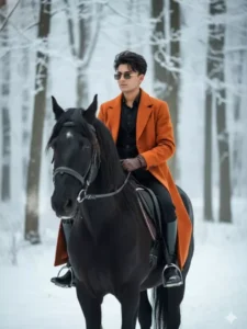 Winter prompt for boys  - AI Generated Image