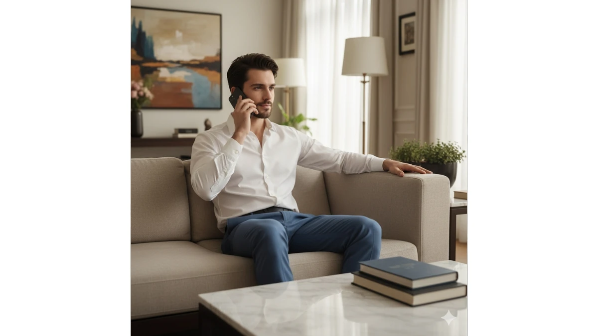 Indoor photo editing prompt copy paste - AI Generated Image