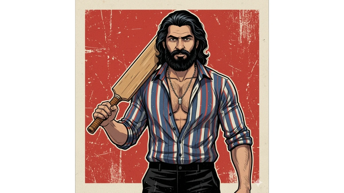 Create Rocky bhai style photo editing prompt copy paste  - AI Generated Image