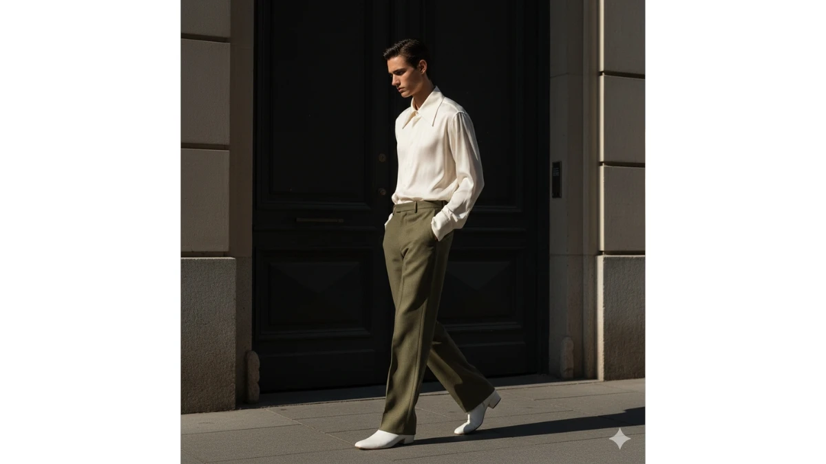 Viral prompt for boys strait walk - AI Generated Image