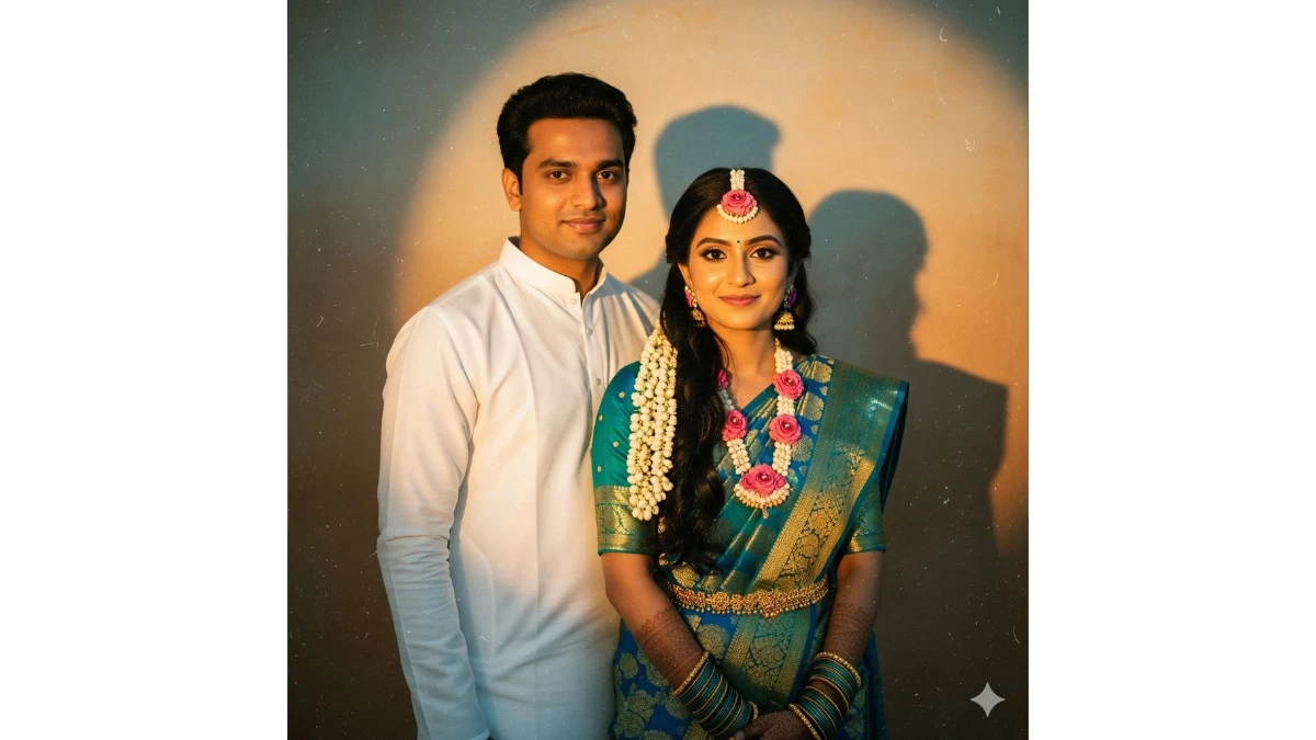 Photo Shoot Prompt For Couples To Create Whatsapp DP In Single Prompt - AI Generated Image