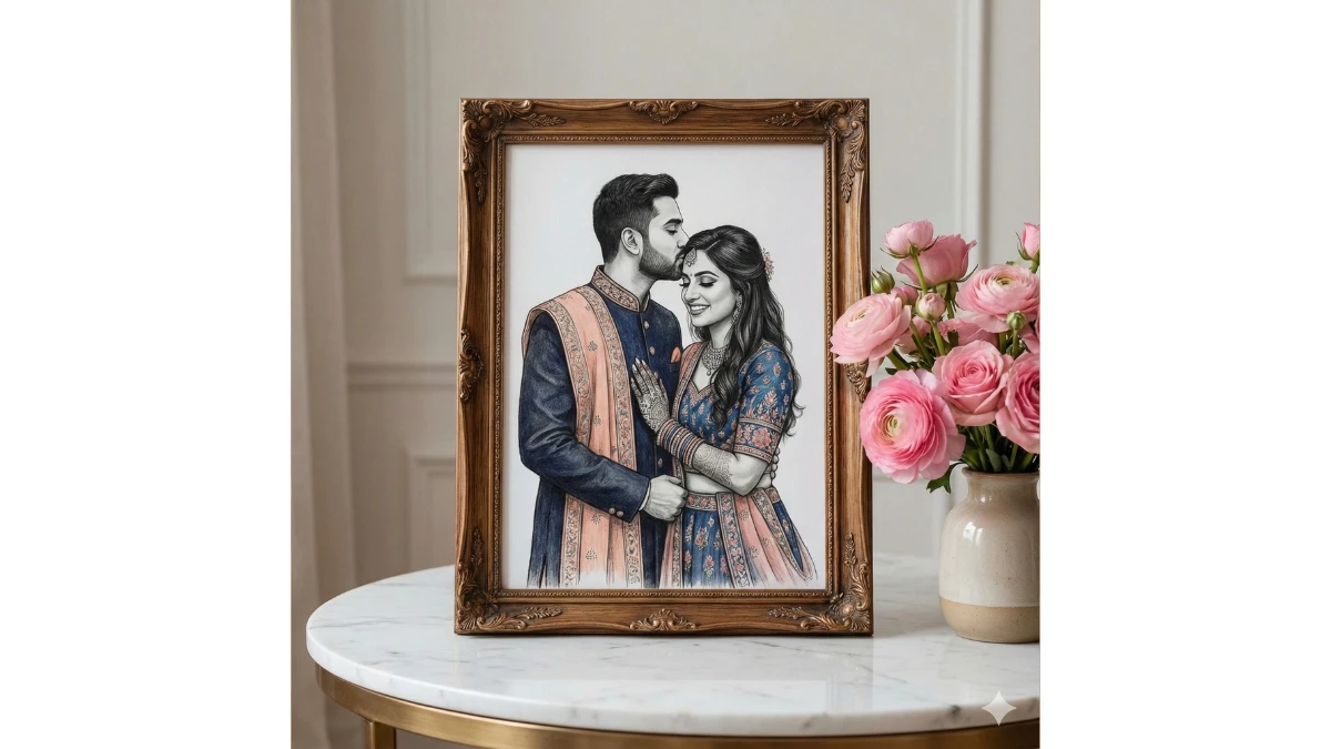 Viral Photo Editing Prompt For Couples Try On Google Gemini - AI Generated Image