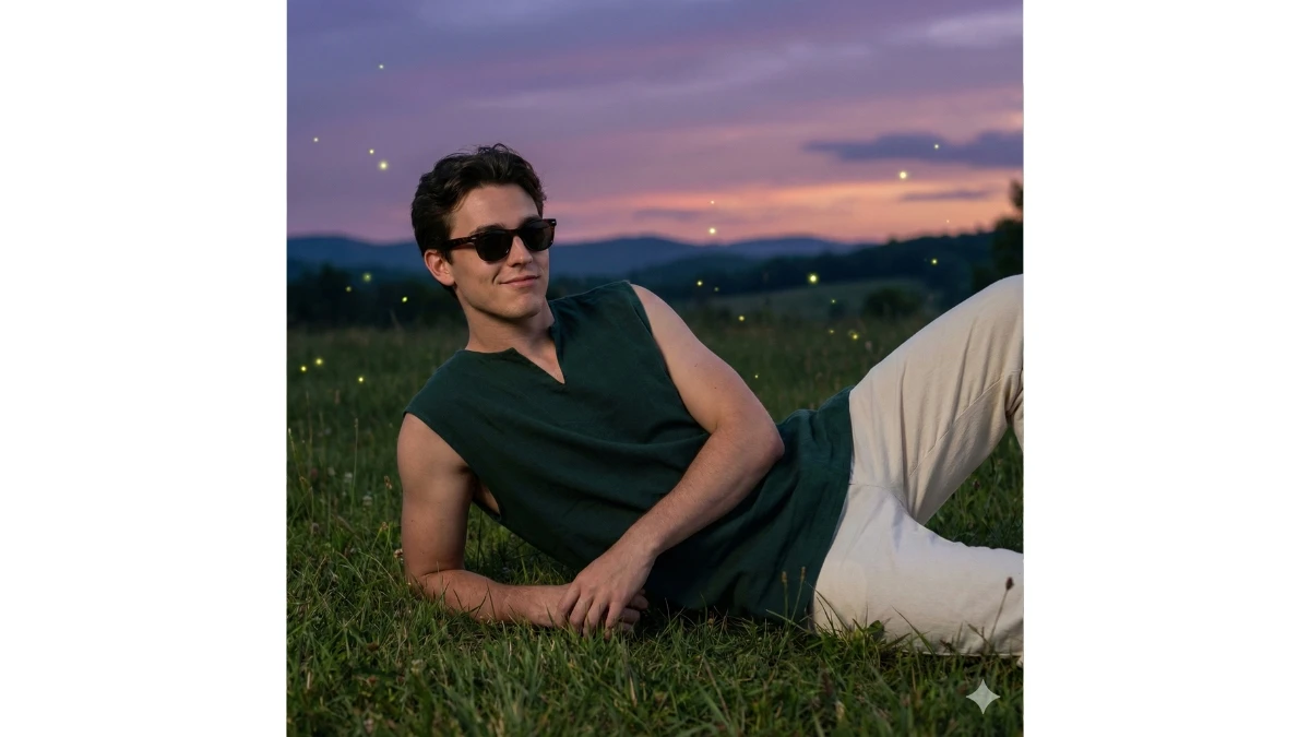 Boys stylish look ai photo editing prompt copy paste on google gemini - AI Generated Image