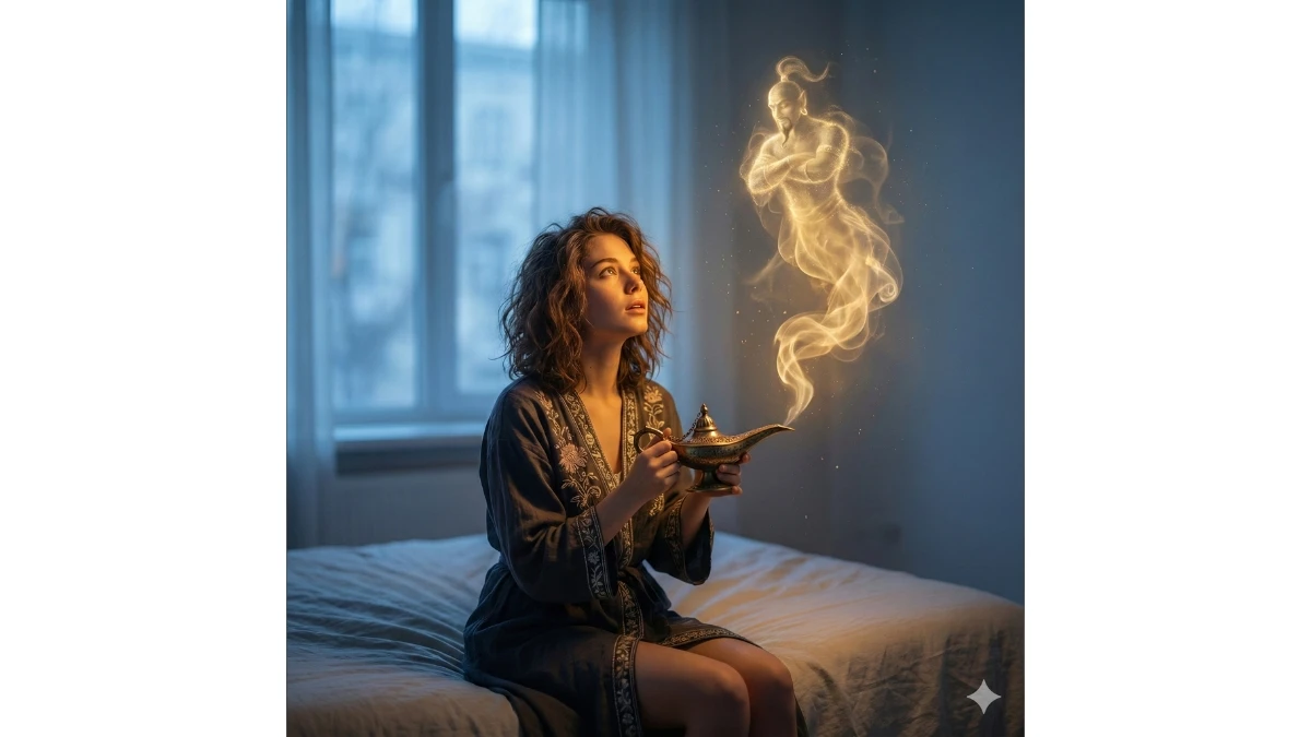 Magical Prompt For Girls Try On Google Gemini To Transform Ordinary Photo To Magical  - AI Generated Image