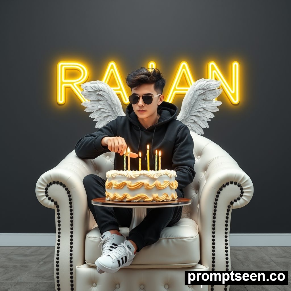 happy birthday prompts for friend - AI Generated Image