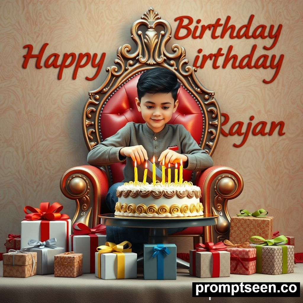 happy birthday ai prompt generator - AI Generated Image
