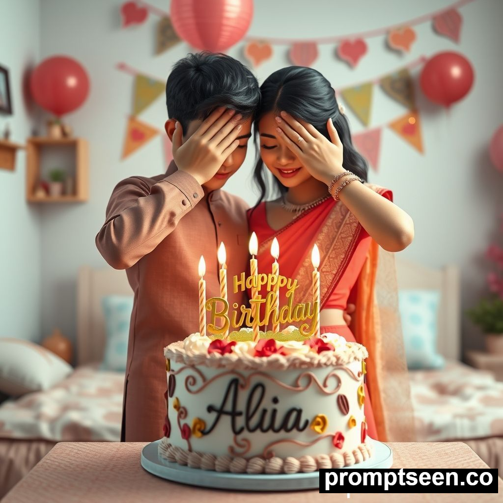 chatgpt photo editing prompt happy birthday - AI Generated Image