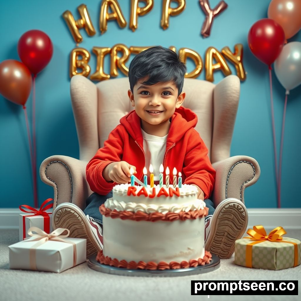 happy birthday letters ideas - AI Generated Image