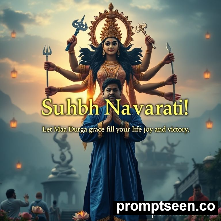 Gemini Navratri AI image prompts: - AI Generated Image