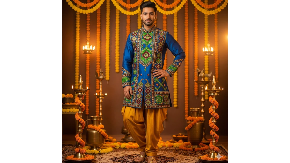 gemini navratri prompt for boys - AI Generated Image