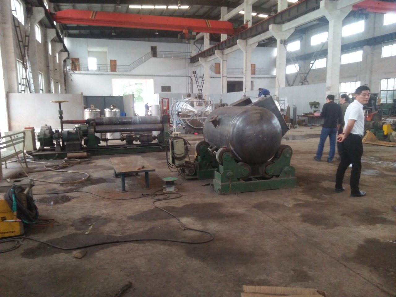 Heavy machinery installation