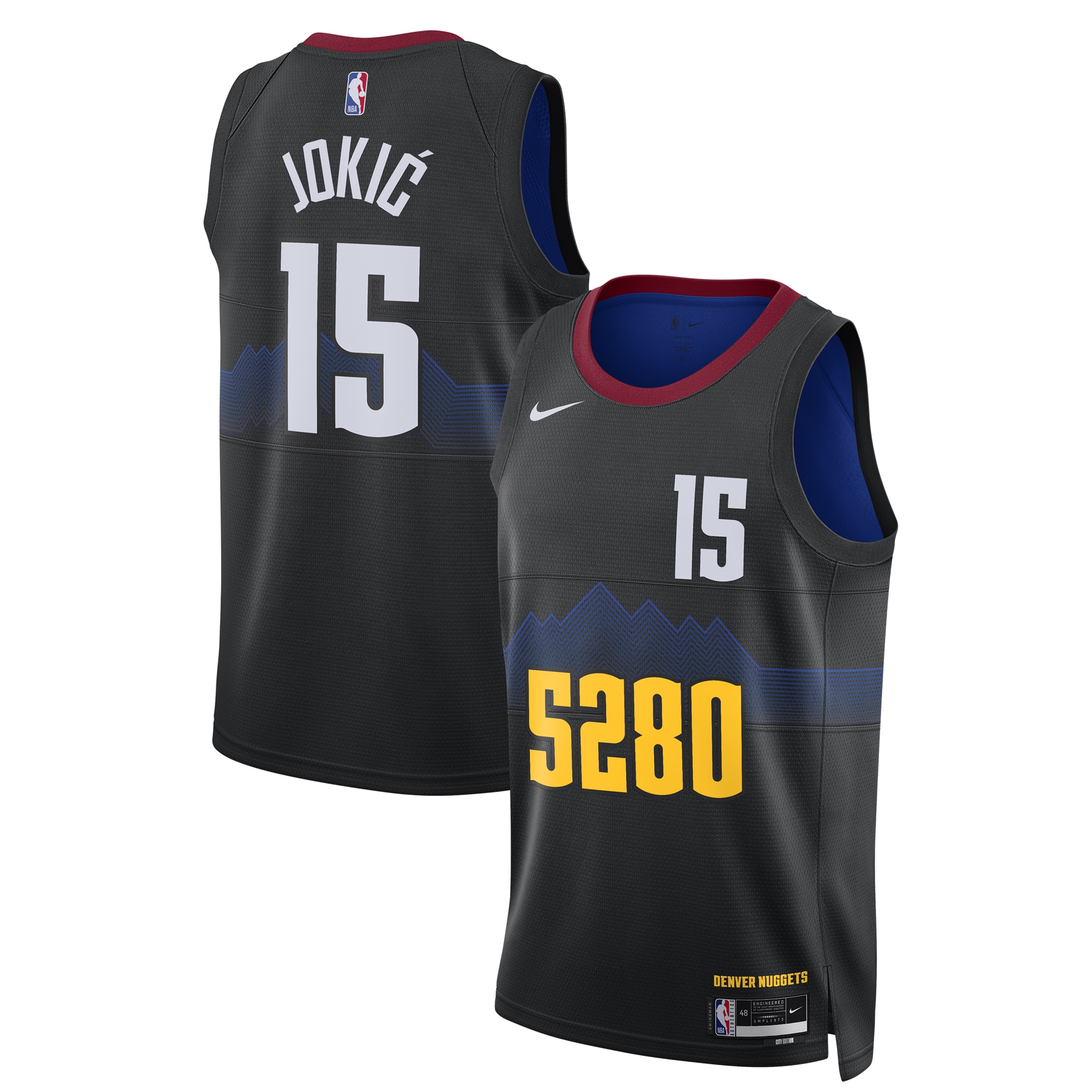 Denver Nuggets Nikola Jokic Nike Black 2023/24 Swingman Jersey - City ...