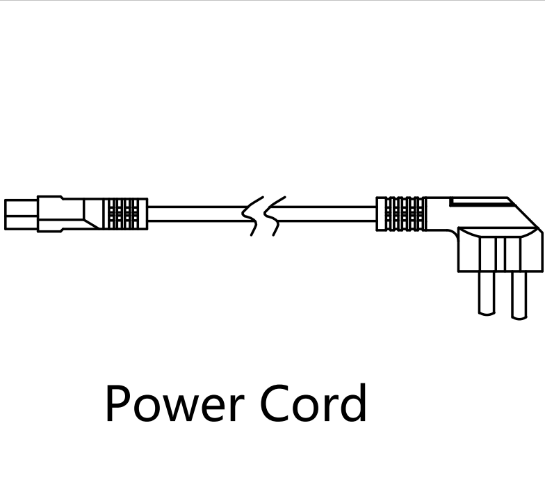 Power Cord for Triple Motor L-Shaped Standing Desk